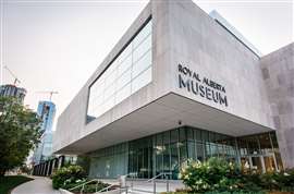 The new Royal Alberta Museum in downtown Edmonton, Alberta, Canada