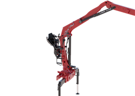 The JONSERED iZ 18R HD loader crane.