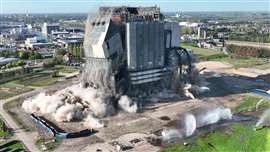 Gelderland Power Station blasting