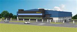 An illustration of what Epiroc’s expanded manufacturing facility in Hyderabad, India, will look like.