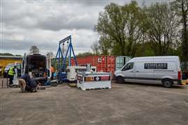 Generator and fuel tank in SulNOx performance test