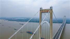 Nanjing Fourth Bridge and Yangtze River (Image: Adobe Stock)