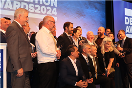 The 2024 World Demolition Award winners on stage