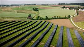 One of Energiekontor's completed solar parks in Germany