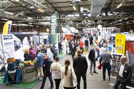 Exhibition hall at FACHTAGUNG ABBRUCH 2024