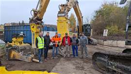 The Containerdienst Adler team onsite