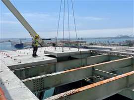 Derald Desmond Bridge - Panalized deck removal