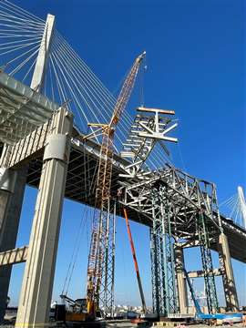 Derald Desmond Bridge - Anchor Span Steel