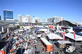 Outdoor lots at World of Concrete (Image: World of Concrete)