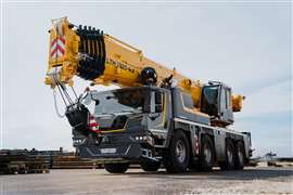 Liebherr LTM 1120-4.2 wheeled mobile telescopic crane with LICCON3 control system