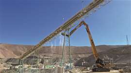 The Quebrada Blanco Mine in the Tarapacá Region, Chile.