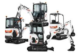 New Bobcat 1-2 tonne mini excavators