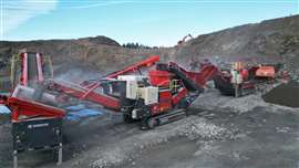 The new QH443E is Sandvik’s flagship Q-Range electric-driven cone plant. 