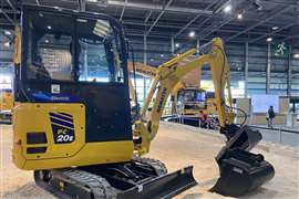 Intermat: Komatsu debuts electric mini