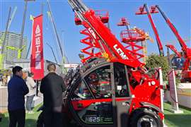 First electric telehandler from LGMG